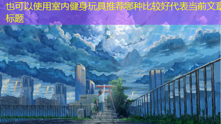 室内健身玩具推荐哪种比较好